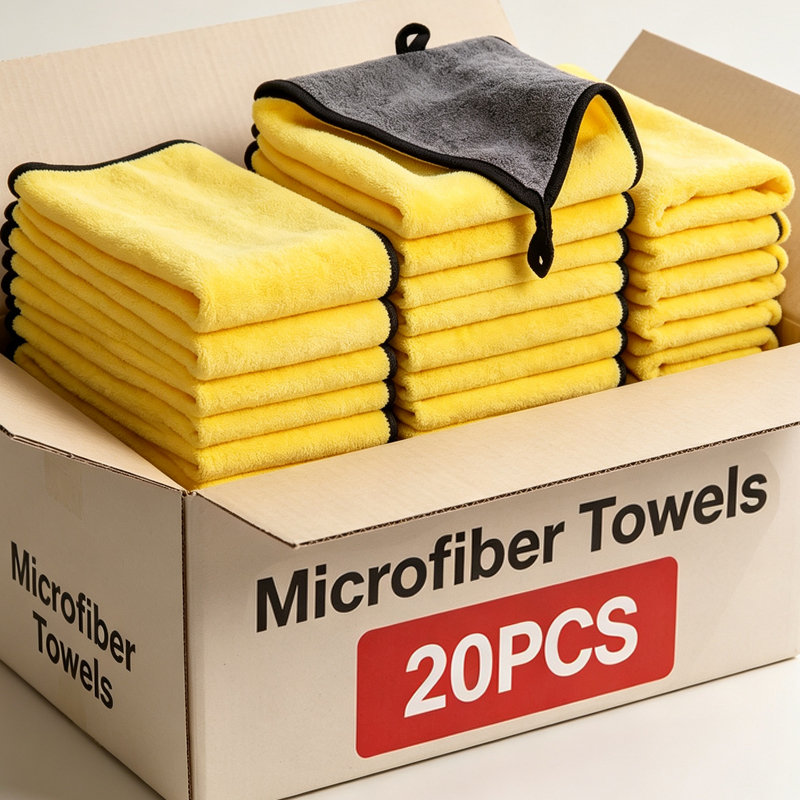 Microfiber Towel Detailing - Microfiber Car Cleaning Towels Ultra Absorbent