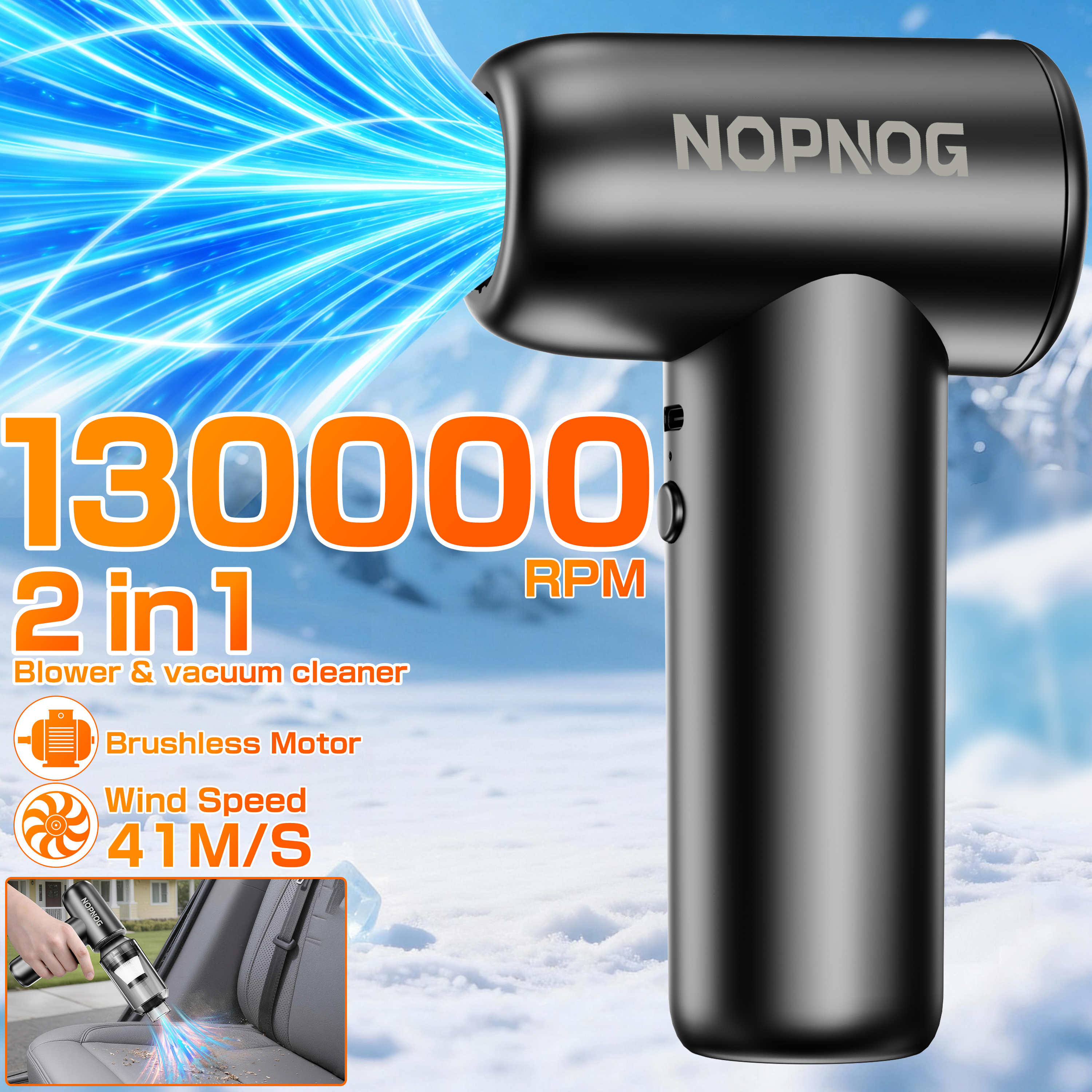 Dryer Car Blower - Car Vacuum Cleaner Blower Turbo Fan