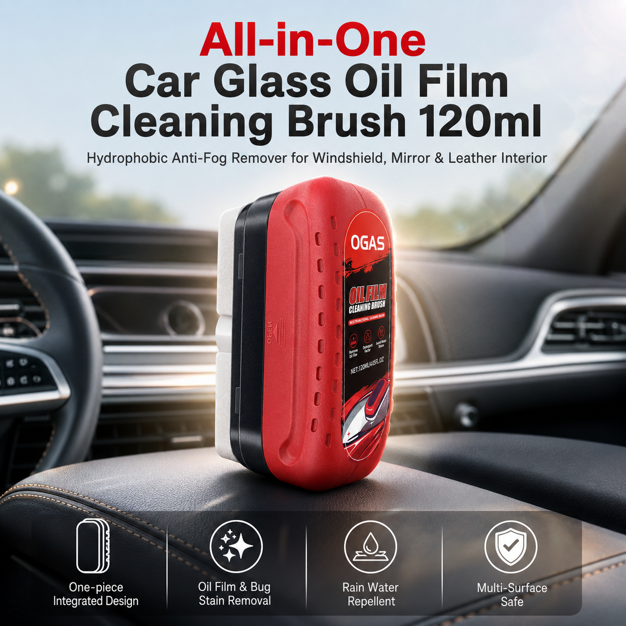 Car Glass Oil Film Cleaning Br - Leather Cleaner Interior 리뷰 및 가격