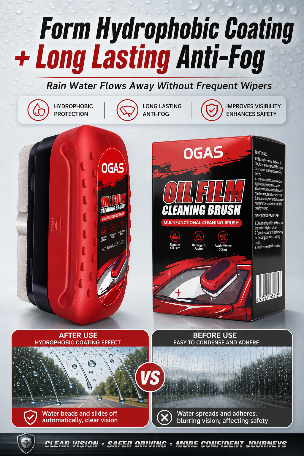 Car Glass Oil Film Cleaning Br - Leather Cleaner Interior 리뷰 및 가격