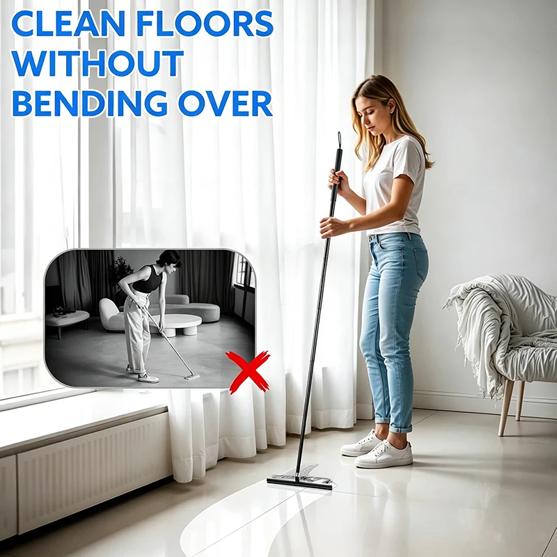 Telescopic Long Handle Window  - Glass Cleaner Streak 리뷰 및 가격