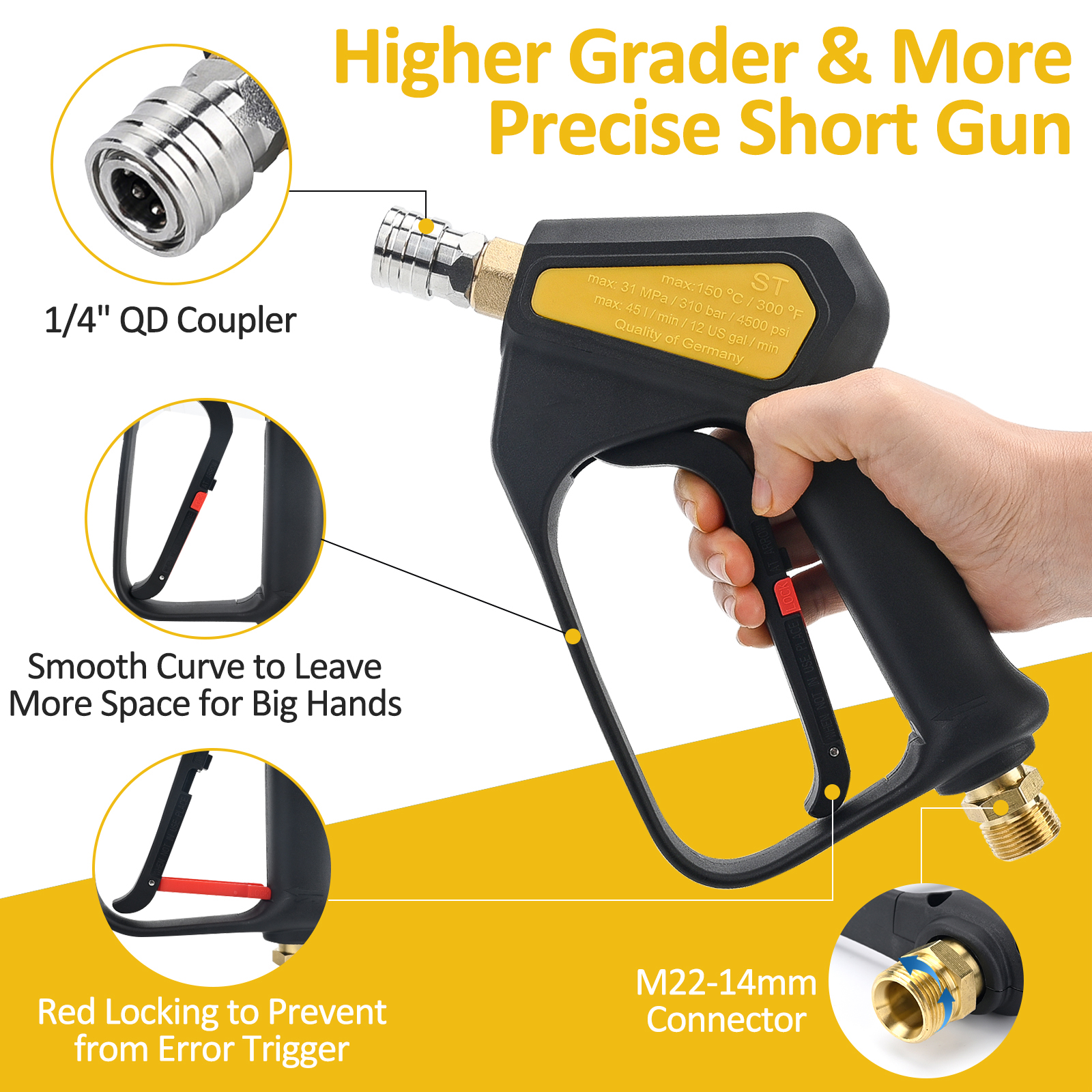 Pressure Washer Spray Gun R+M  - Pressure Washer Foam Gun 리뷰 및 가격