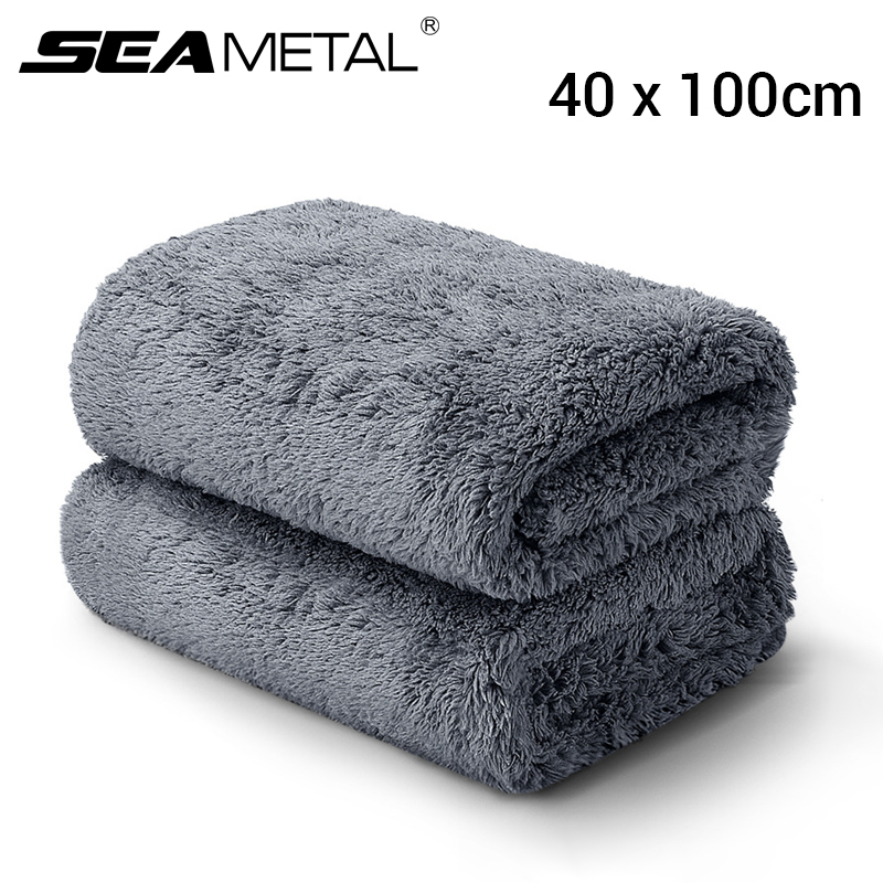 SEAMETAL 40X100CM Car Wash Tow - Microfiber Towel Detailing 리뷰 및 가격