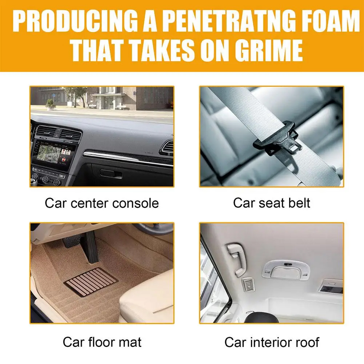 Car Foam Cleaner Neutral PH fo - Seat Cleaner Fabric 리뷰 및 가격