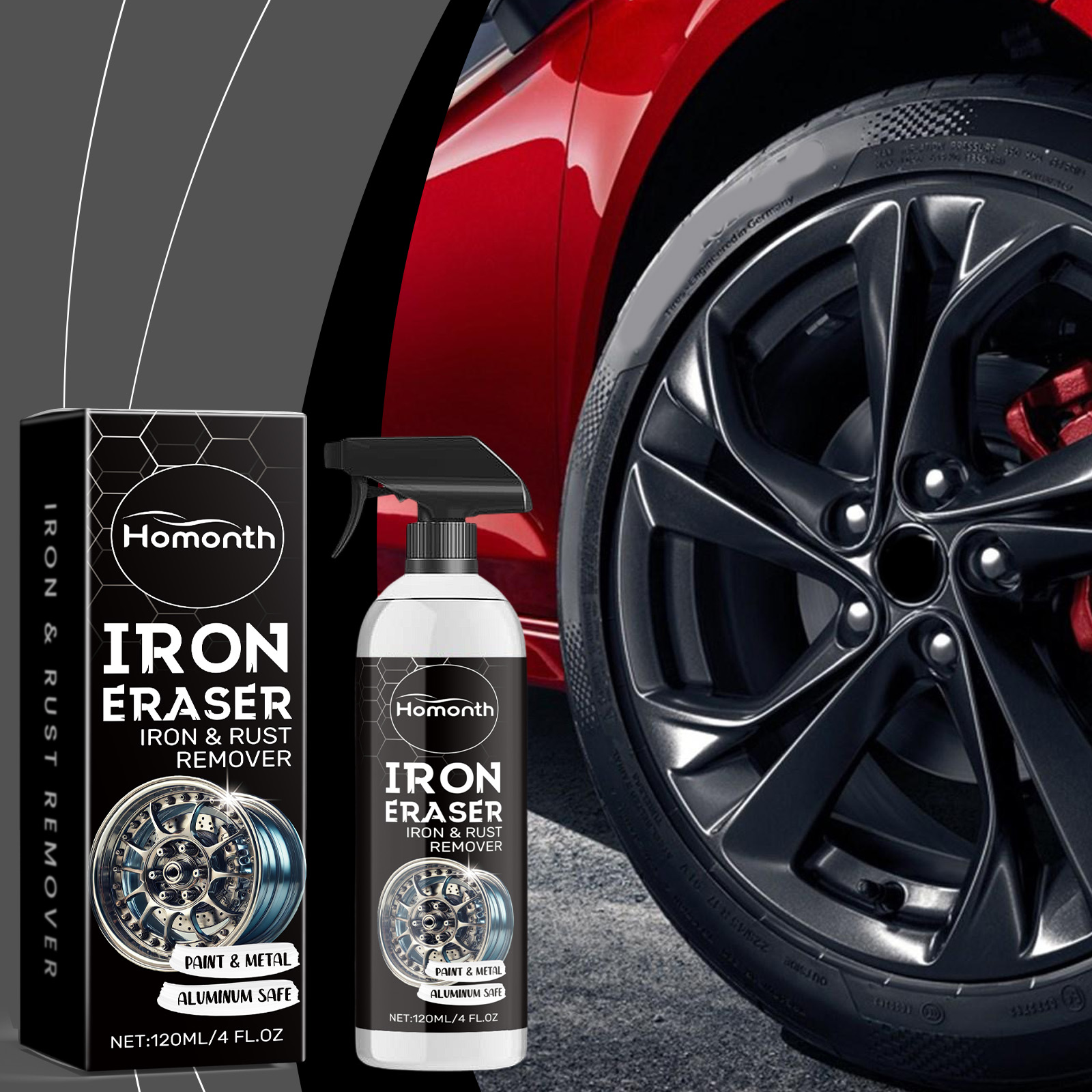 Car Wheel Rust Remover Spray E - Wheel Cleaner Alloy 리뷰 및 가격