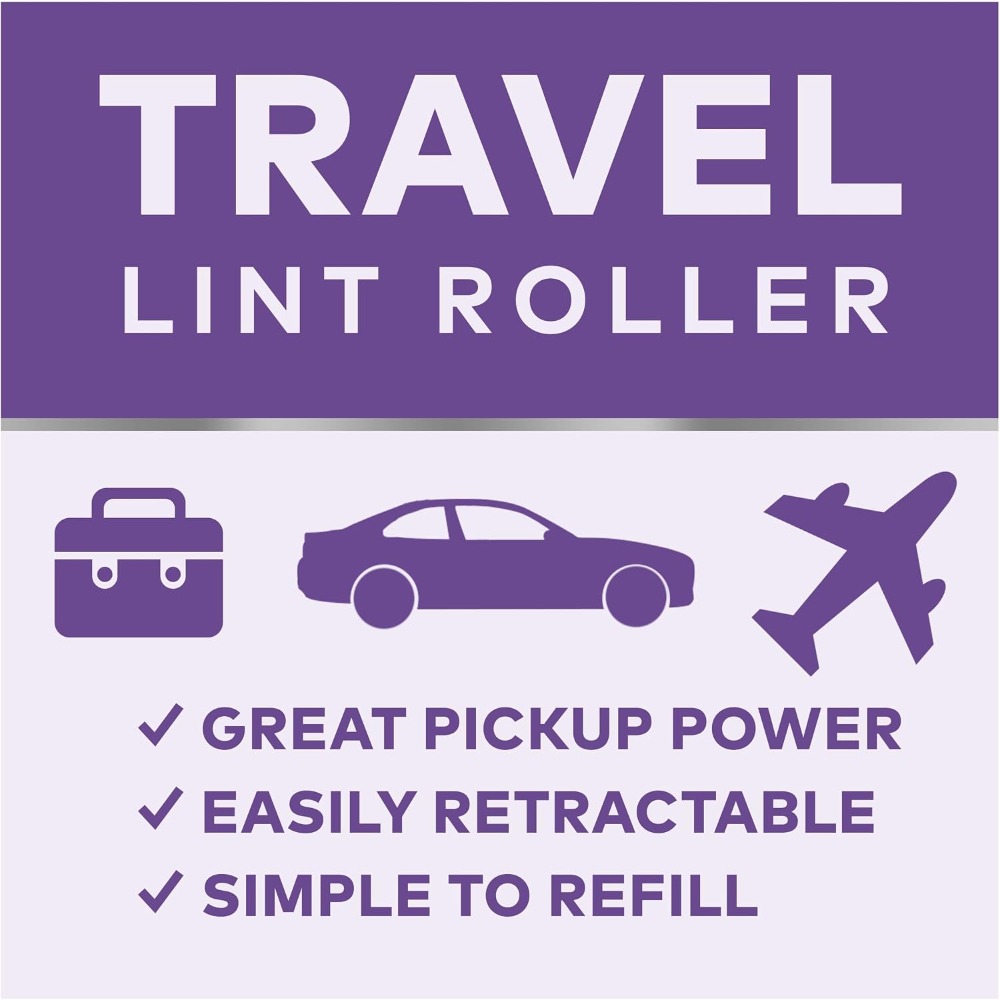 Mini Travel Lint Roller with A - Seat Cleaner Fabric 리뷰 및 가격