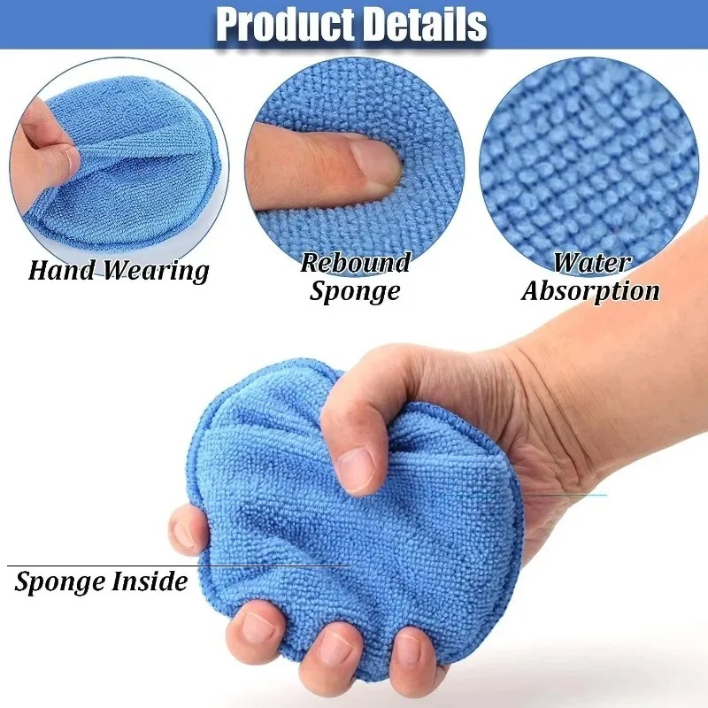 10Pcs Car Detailing Applicator - Wax Applicator Pad 리뷰 및 가격