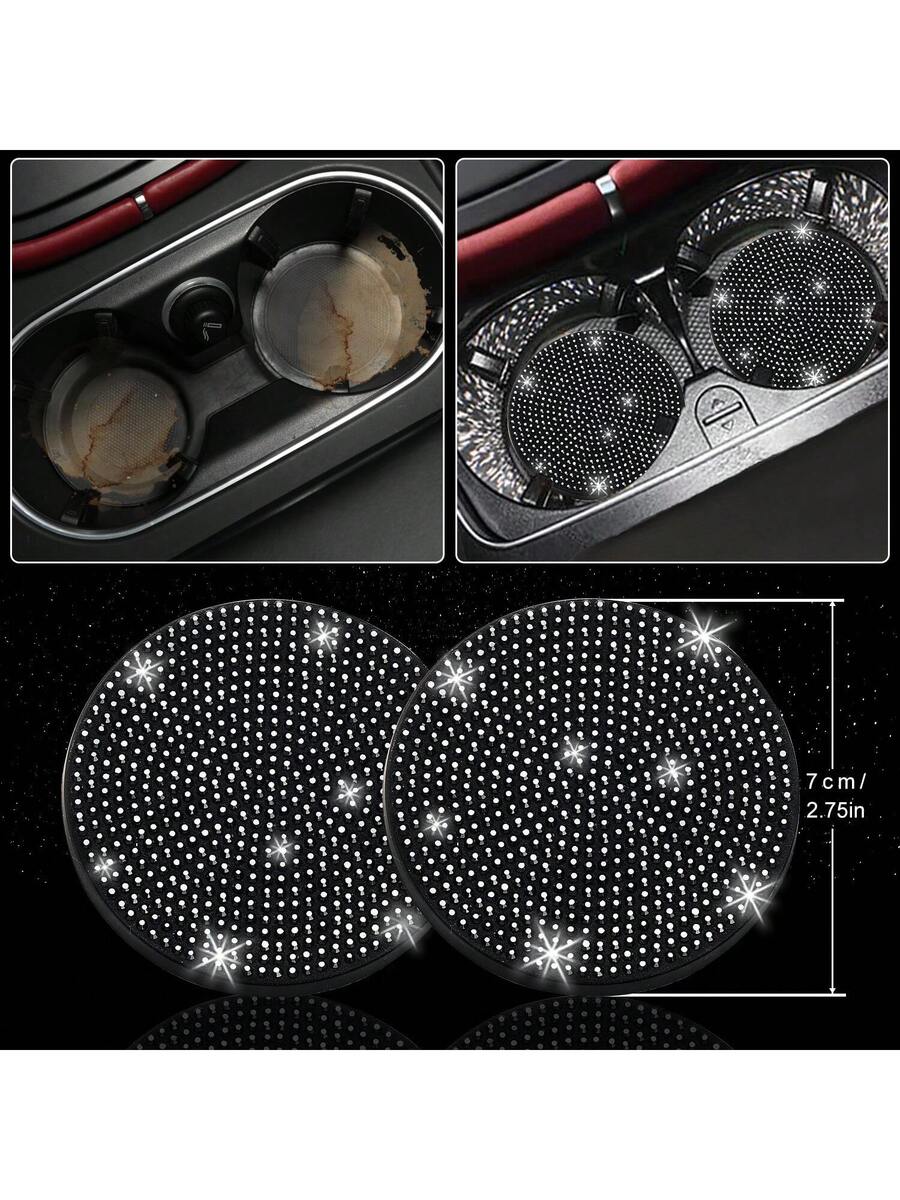 Bling Car Floor Mats Set With  - Dirt Brush Interior 리뷰 및 가격