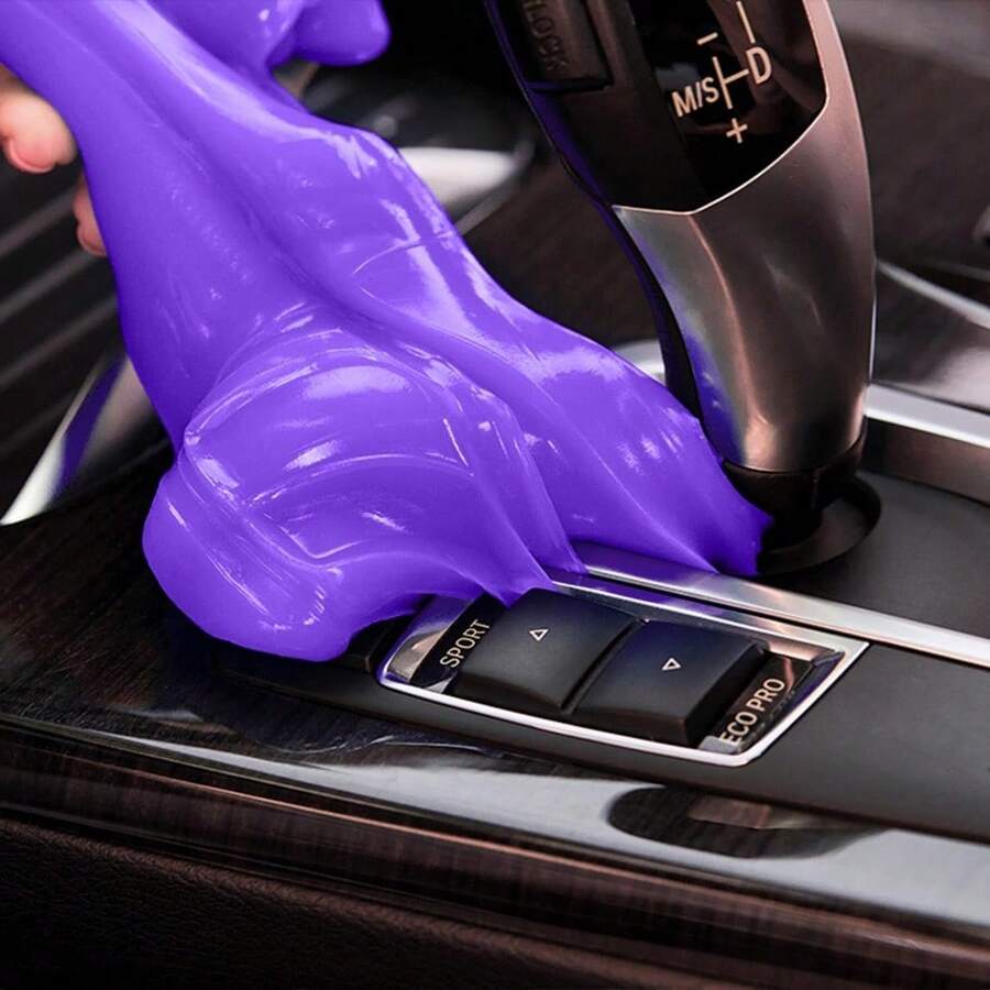 Purple Car Cleaning Gel Putty, - Dirt Brush Interior 리뷰 및 가격