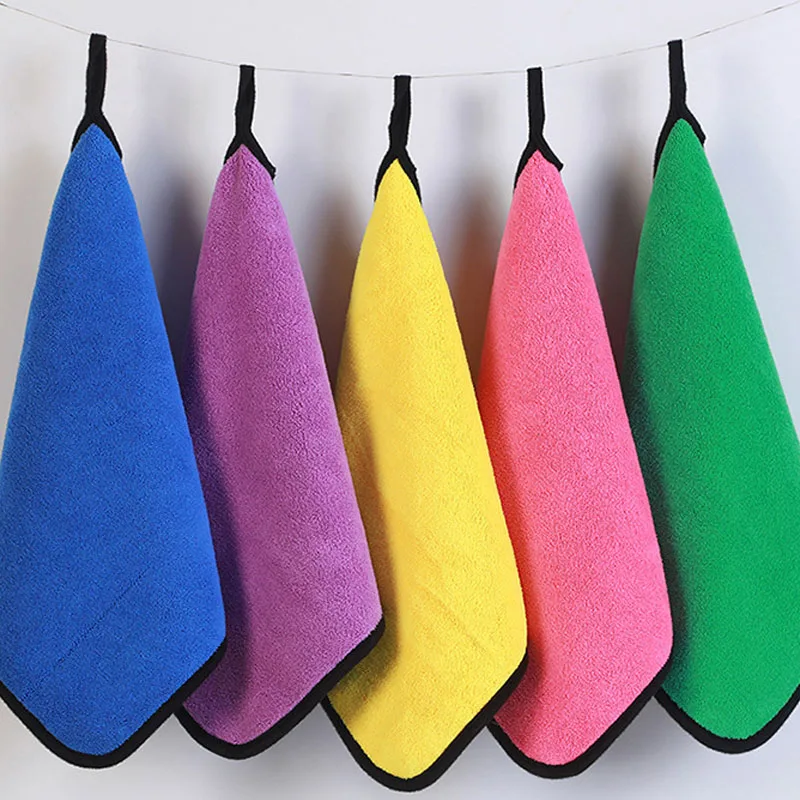 1/5pcs Thicken Car Microfiber  - Microfiber Towel Detailing 리뷰 및 가격