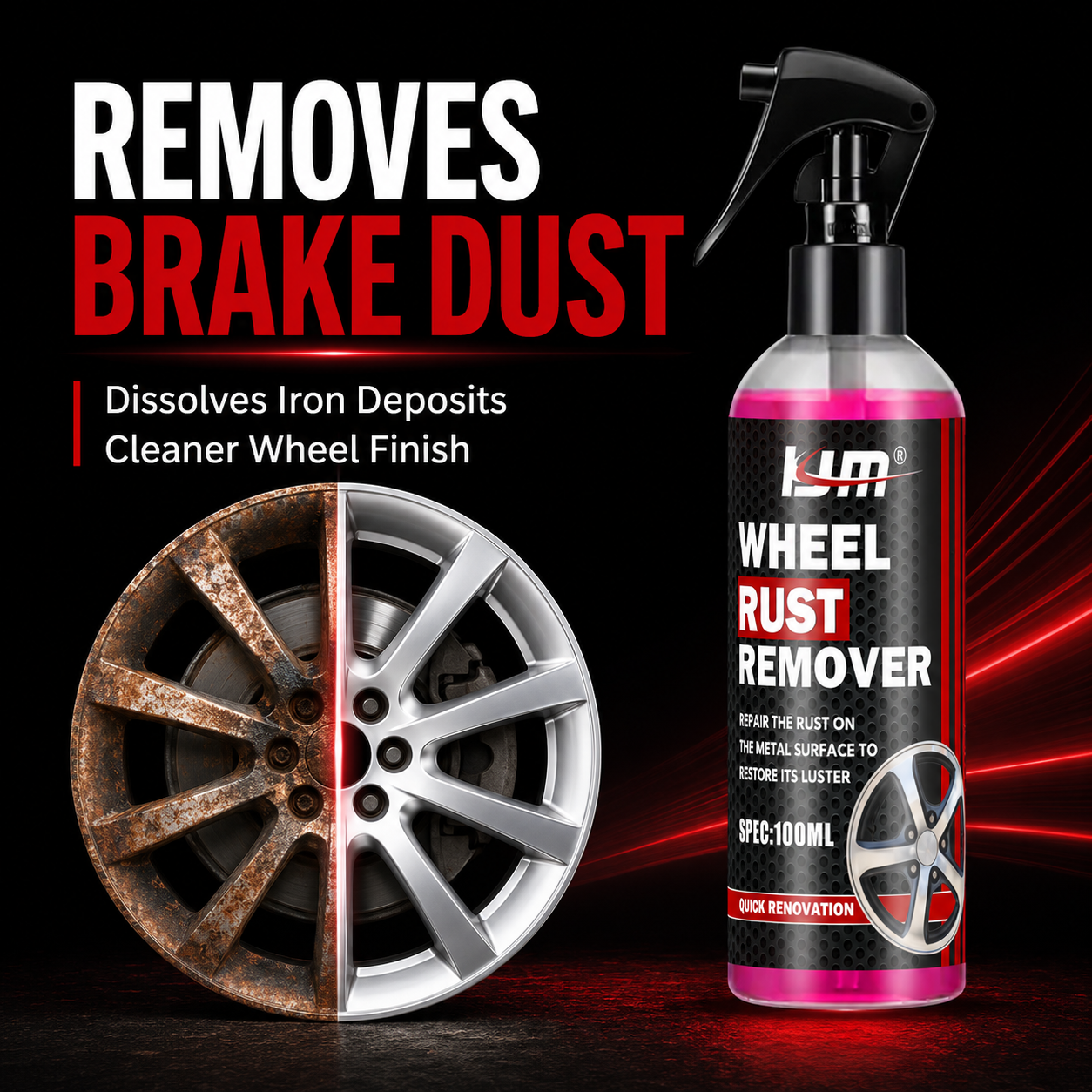 KJM Wheel Cleaner For Car Rims - Wheel Cleaner Alloy 리뷰 및 가격