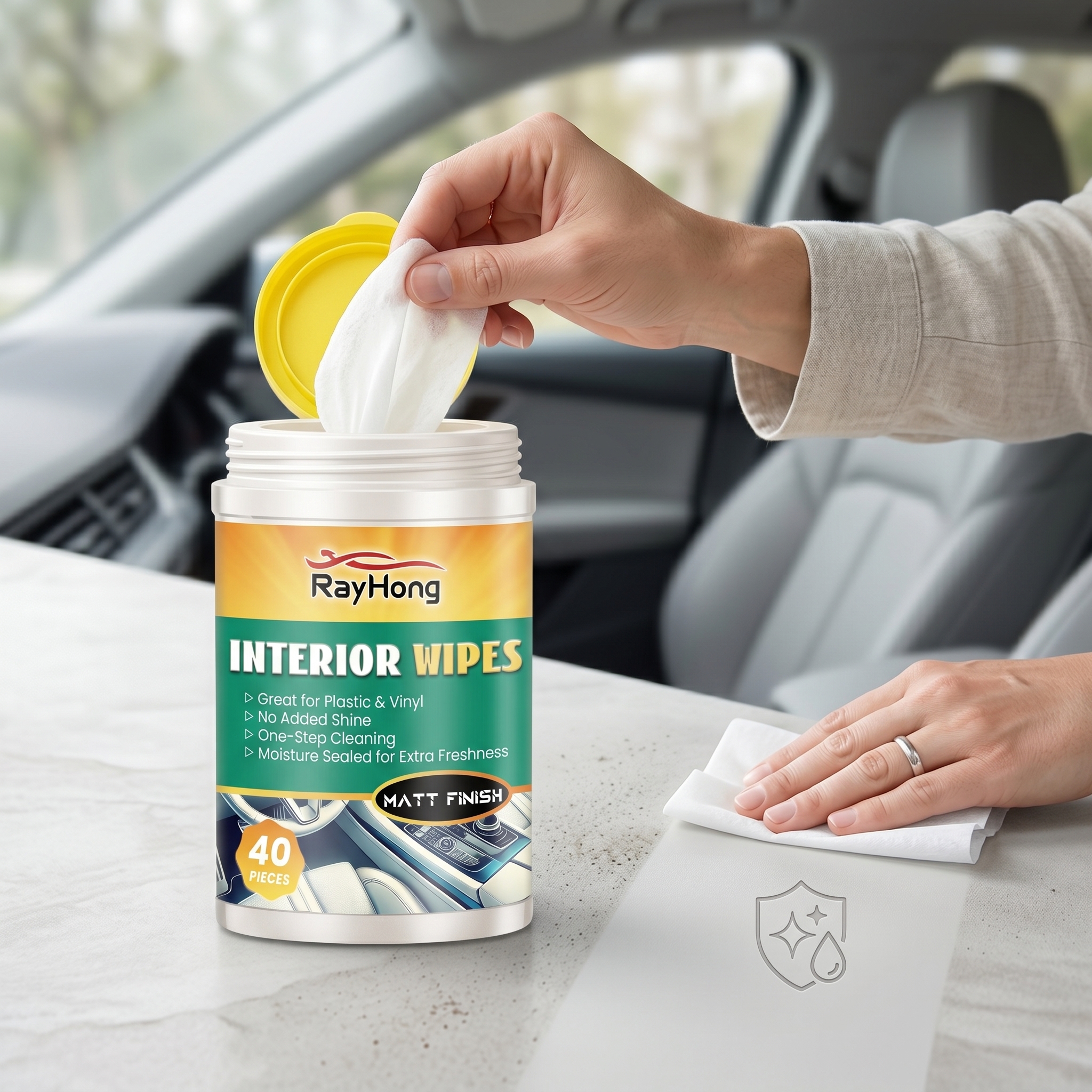 RAYHONG Car Interior Shine Wip - Leather Cleaner Interior 리뷰 및 가격