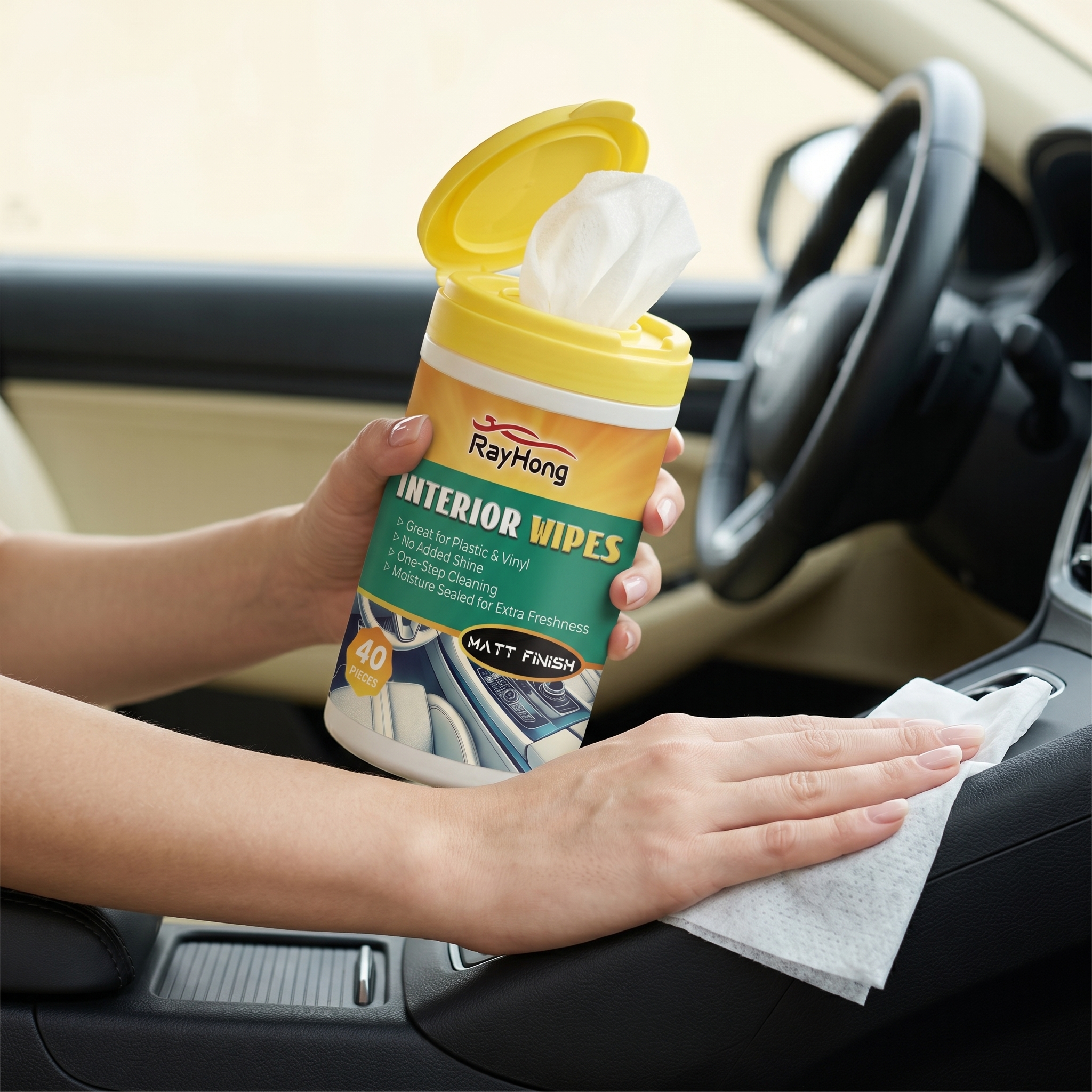 RAYHONG Car Interior Shine Wip - Leather Cleaner Interior 리뷰 및 가격