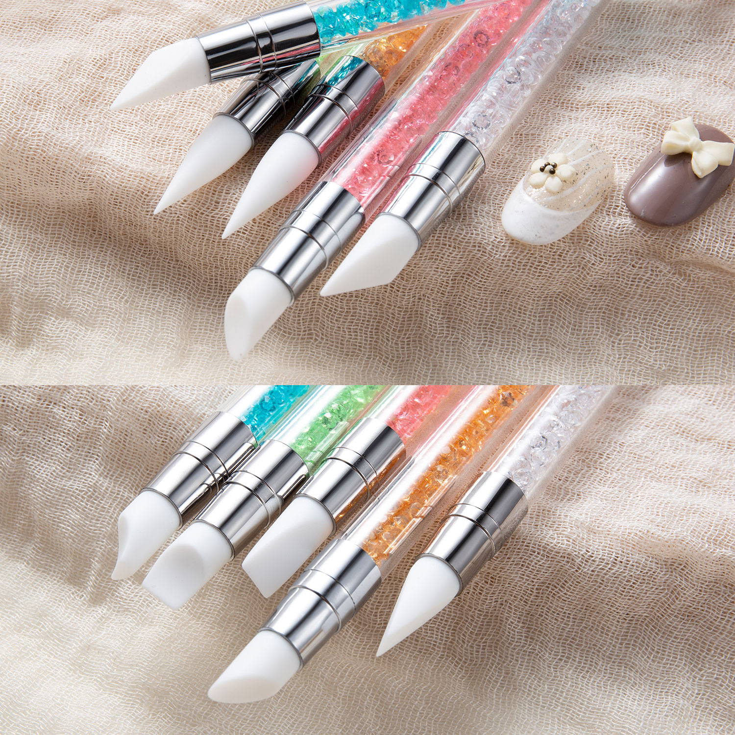 5PCS Double Head Silicone Nail - Wax Applicator Pad 리뷰 및 가격