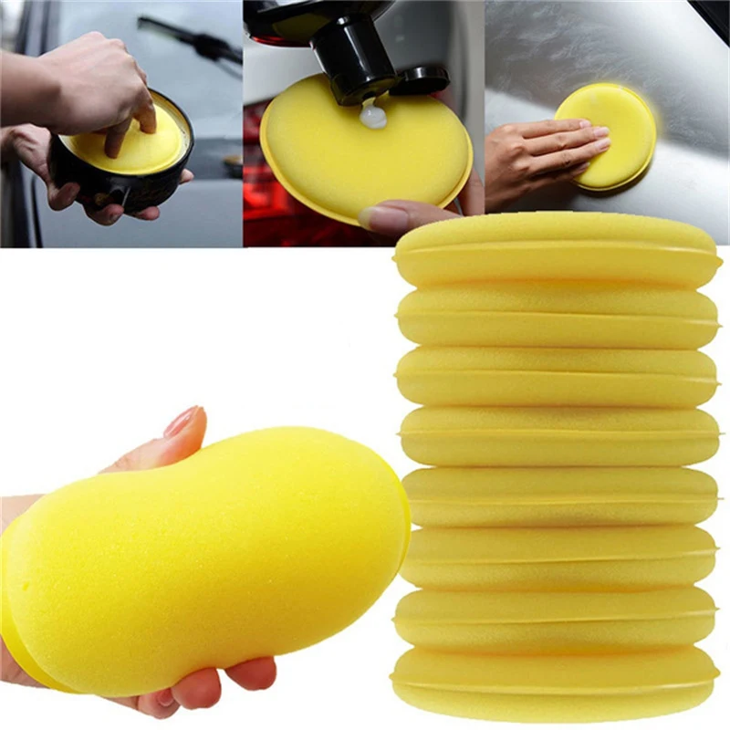 12Pcs Car Waxing Sponge Round  - Wax Applicator Pad 리뷰 및 가격