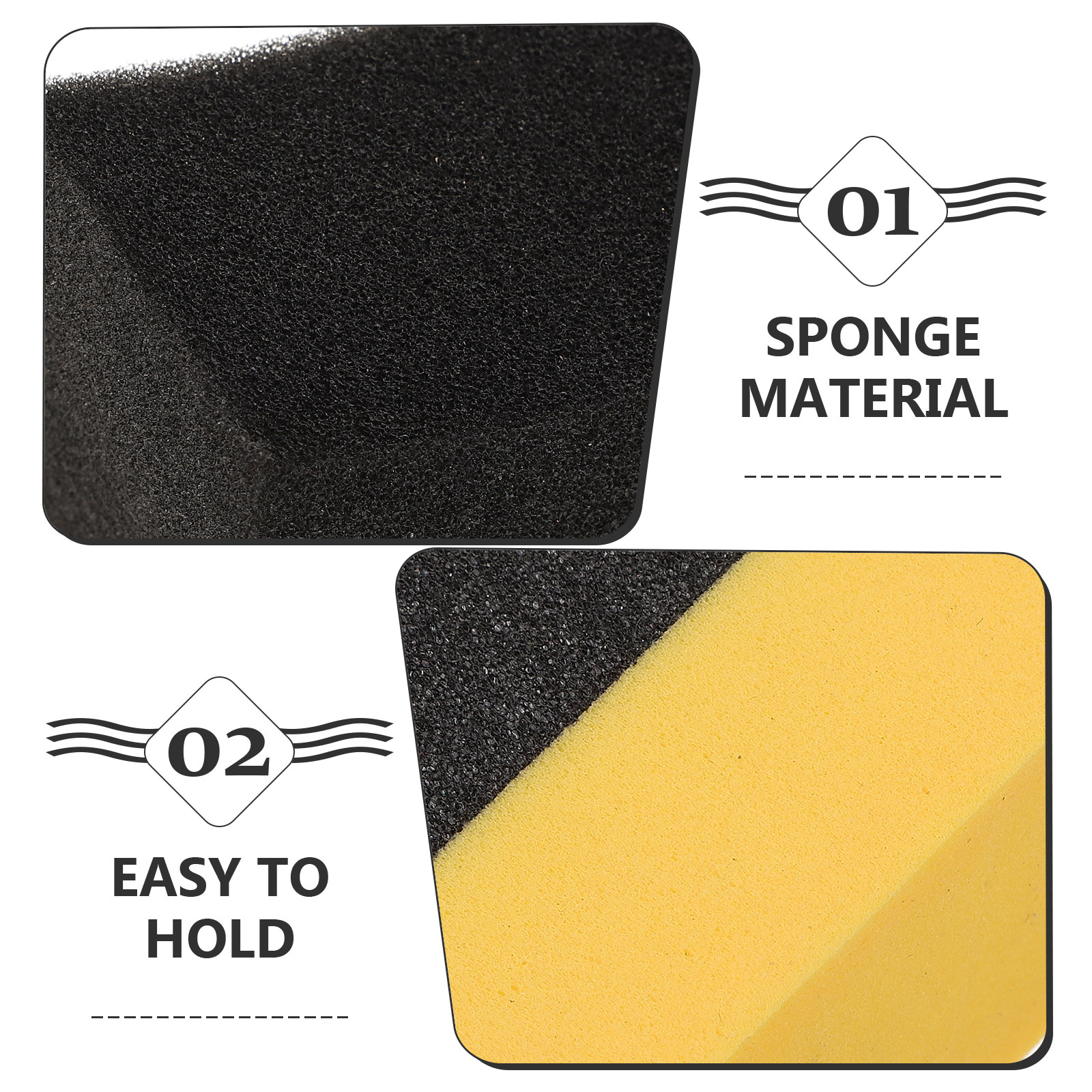 2 Pcs Sponges Car Wax Kit Appl - Wax Applicator Pad 리뷰 및 가격