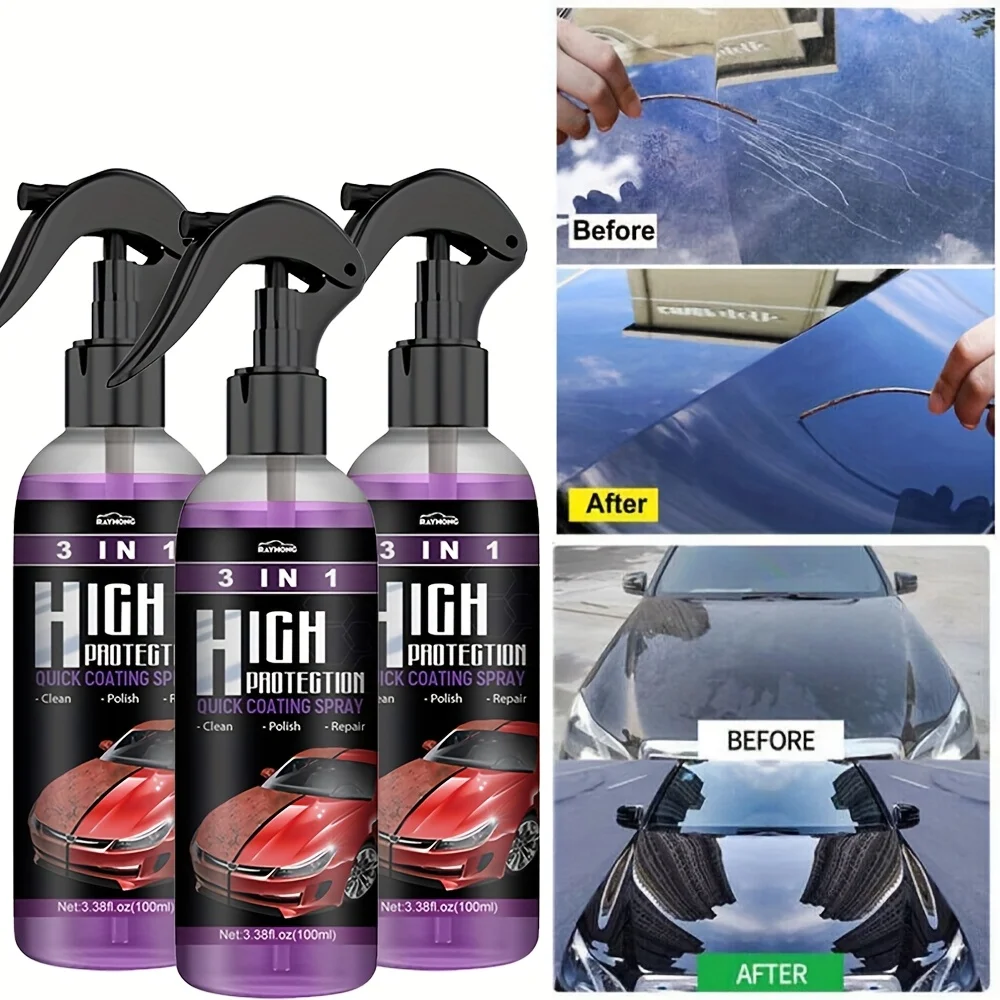 3 in 1 Car Ceramic Liquid Coat - Car Wax Ceramic Coating 리뷰 및 가격