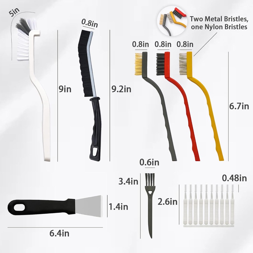 20-Piece Crevice Cleaning Brus - Car Cleaning Brush 리뷰 및 가격
