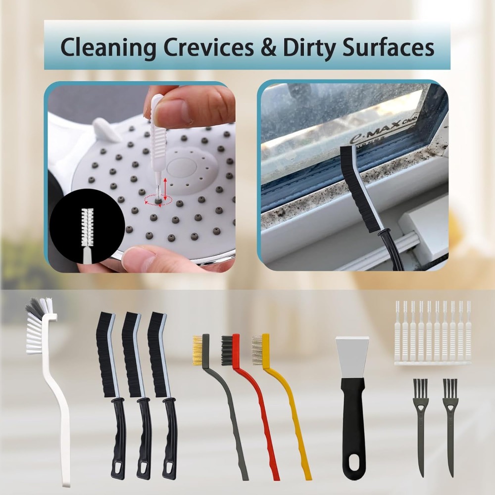 20-Piece Crevice Cleaning Brus - Car Cleaning Brush 리뷰 및 가격