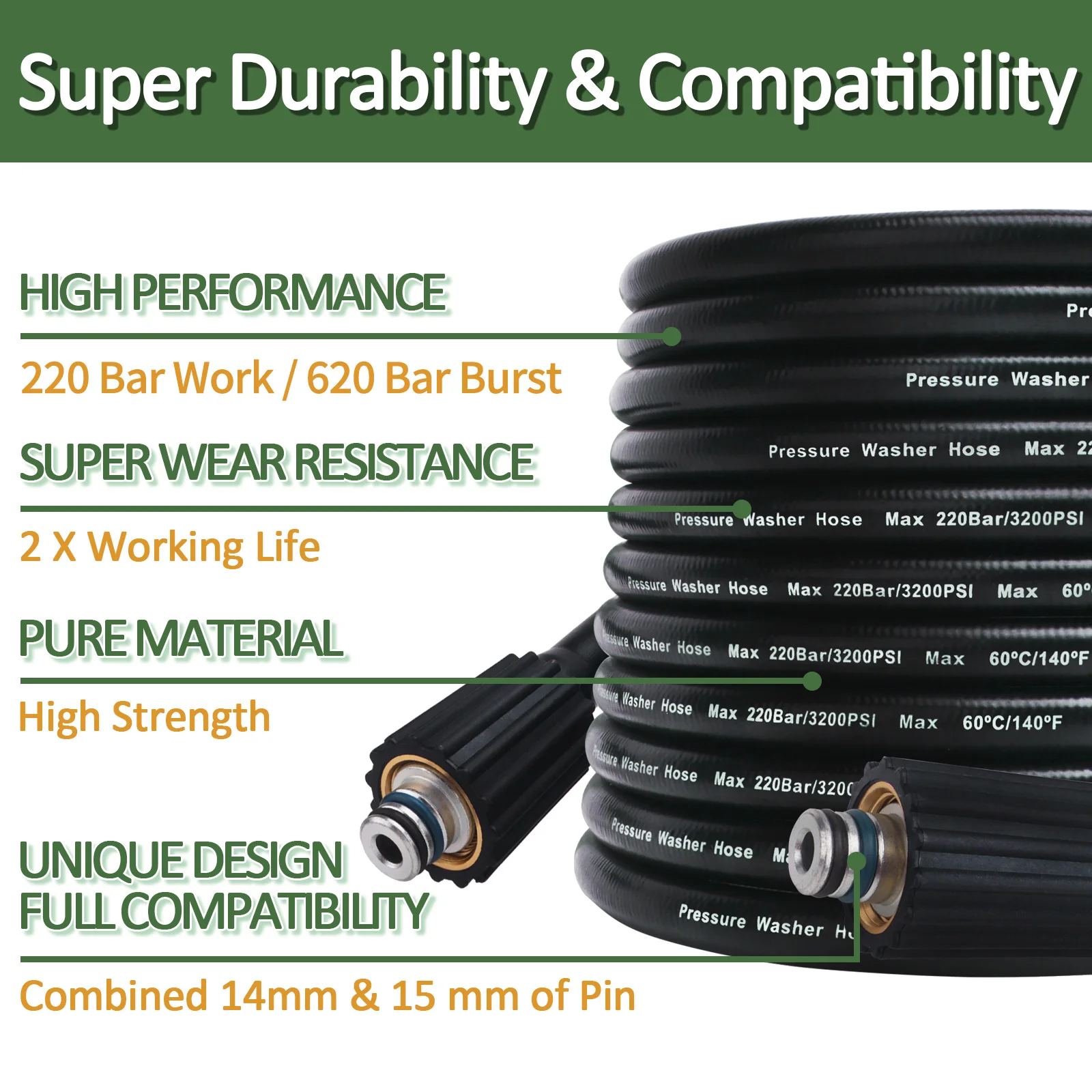 10m High Pressure Washer Hose  - Car Shampoo Ph 리뷰 및 가격