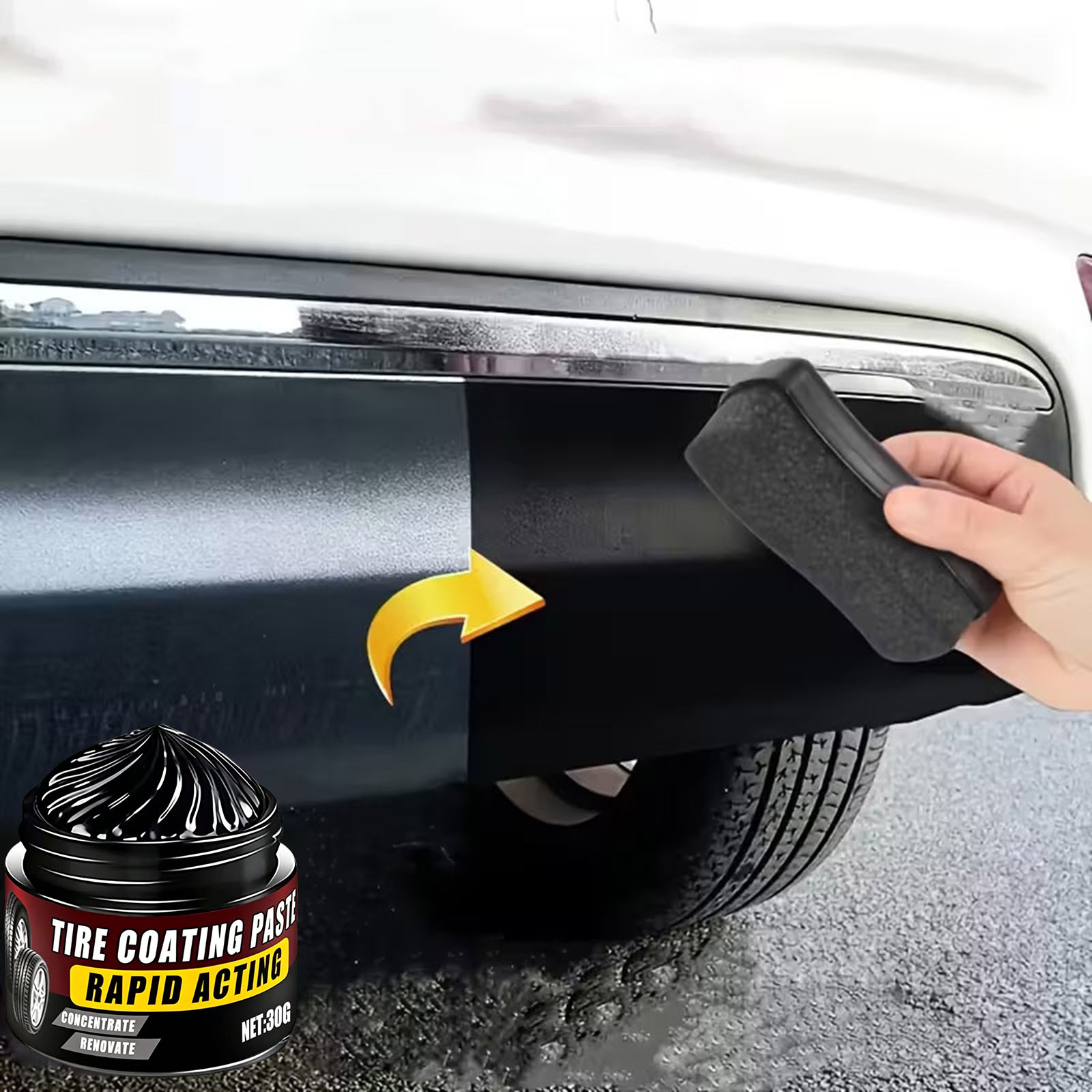 Tire Coating UV Protection Car - Trim Restorer Plastic 리뷰 및 가격