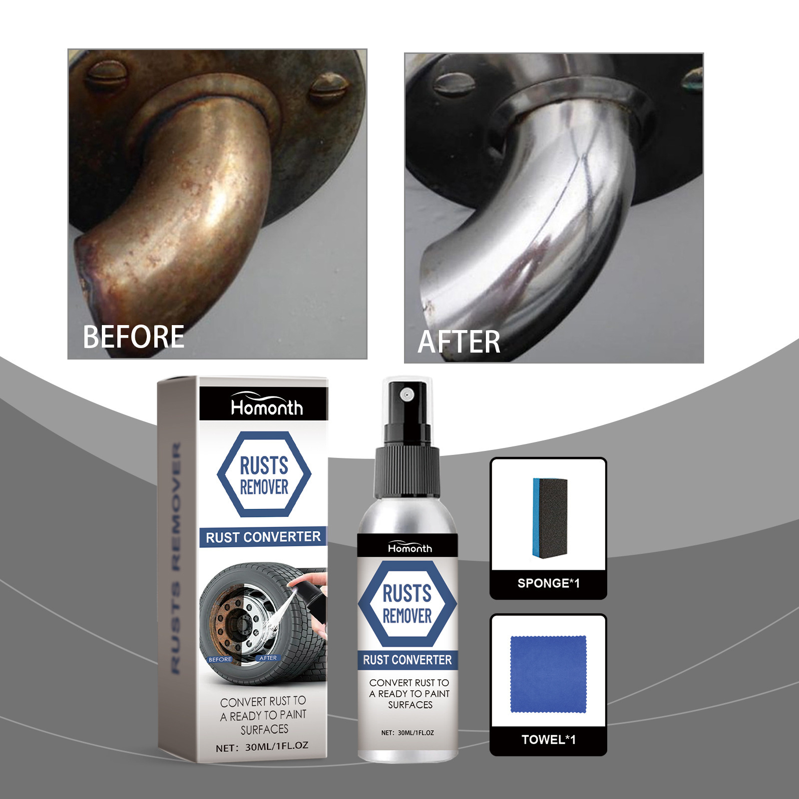 Car Wheel Iron Powder Rust Rem - Wheel Cleaner Alloy 리뷰 및 가격