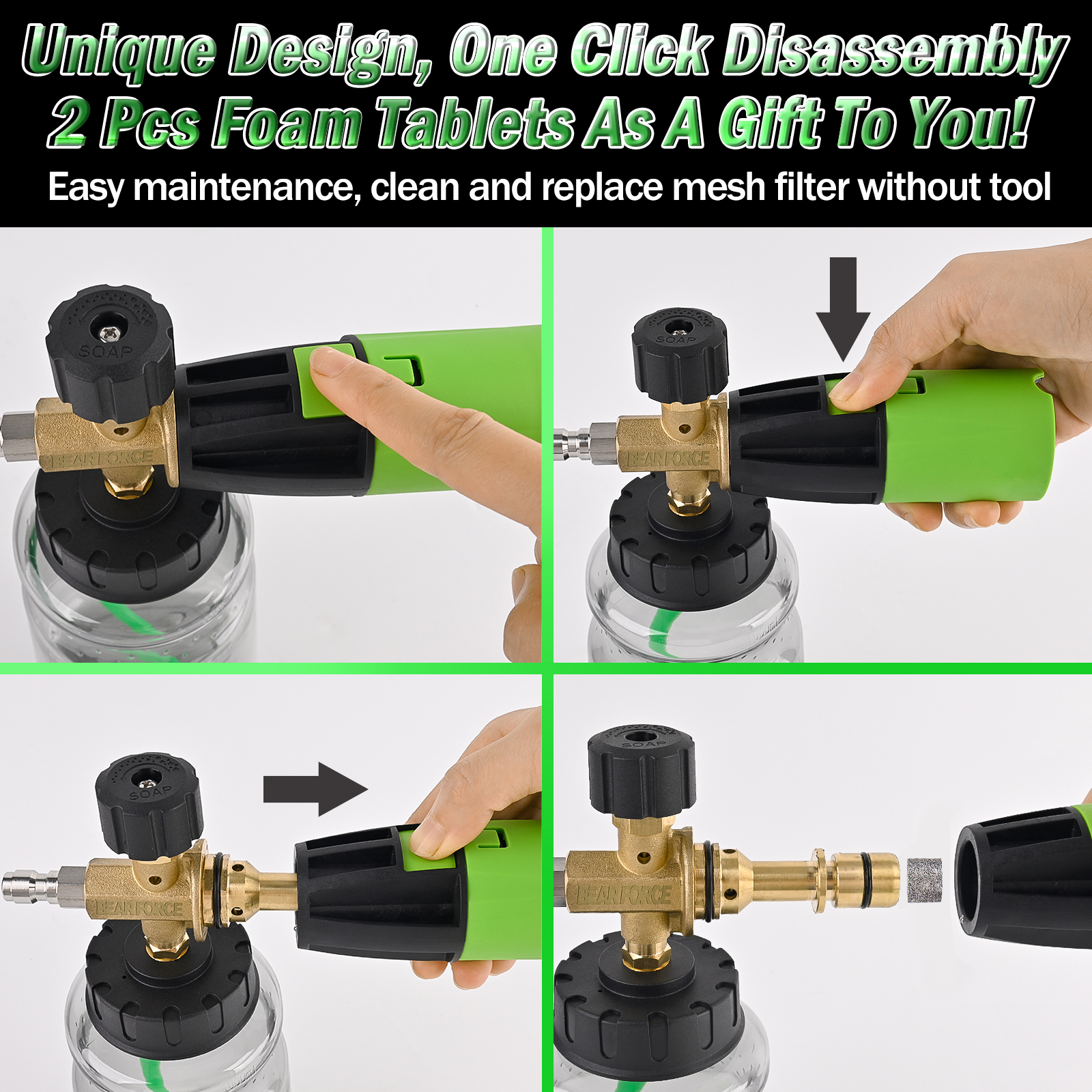 BEAR FORCE Pressure Washer Foa - Pressure Washer Foam Gun 리뷰 및 가격
